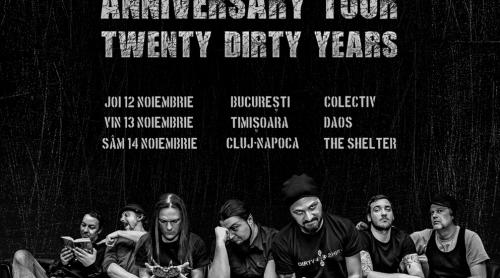 Dirty Shirt împlineşte 20 de ani şi cântă în trei oraşe din ţară