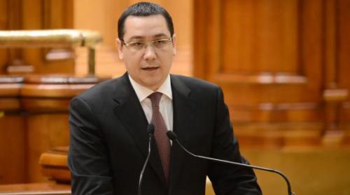 Ora premierului: Ponta a anunţat priorităţile legislative ale Guvernului în sesiunea parlamentară de toamnă