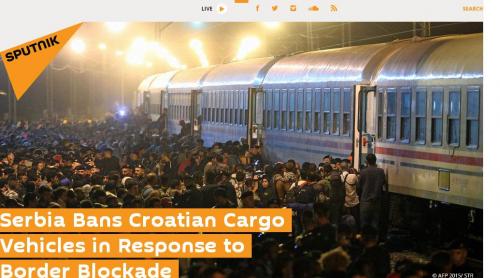 Război frontalier sârbo-croat, din cauza crizei refugiaților