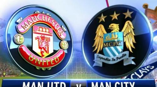 Man. United vs Man. City, în direct, duminică de la ora 16:00, pe Eurosport