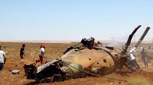 Elicopter cu 16 persoane la bord, DOBORÂT în Libia. Cel puțin 12 persoane au murit (VIDEO)