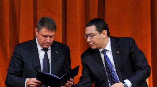 Iohannis a primit demisia premierului Victor Ponta