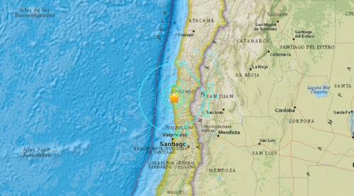 CUTREMUR PUTERNIC în Chile! Seismul de 6,8 grade pe Richter s-a produs 36 de kilometri adâncime