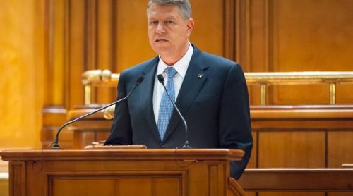 Klaus Iohannis, discurs în Parlament la un an de la preluarea mandatului: Cea mai tragică lecție a anului 2015 se numește Colectiv