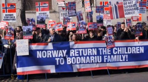 Cazul familiei Bodnariu, din Norvegia, discutat în Parlamentul European 