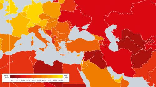 TOPUL celor mai CORUPTE ţări din lume. Pe ce loc se află România