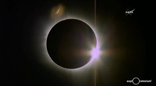 VIDEO: Eclipsa totală de Soare în 34 de secunde
