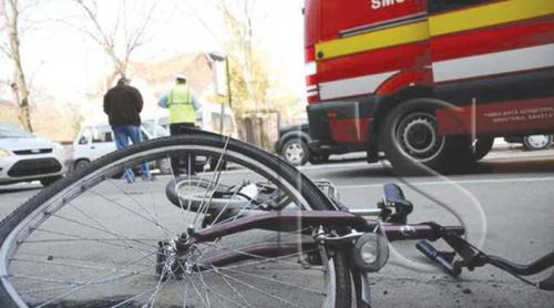 Biciclist din Capitală, rănit de un polițist de la Omoruri