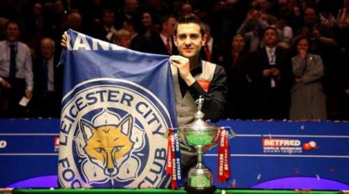 Campion mondial la snooker, Mark Selby a dedicat victoria echipei de fotbal Leicester.