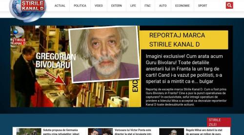 Kanal D a lansat site-ul www.stirilekanald.ro