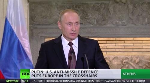 Vladimir Putin ameninţă România cu rachete: Suntem forţaţi să luăm măsuri! (VIDEO)