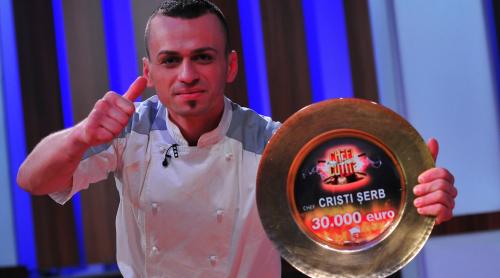 Cristi Șerb a câștigat finala „Chefi la cuțite”