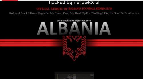 Încă o umilință! Site-ul FRF, spart de hackerii albanezi