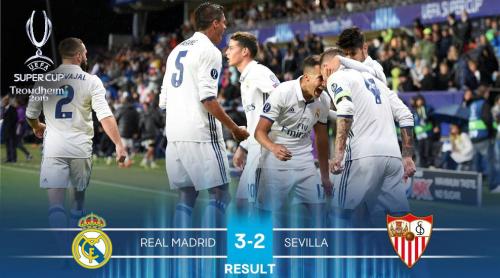 Real  Madrid a câştigat Supercupa Europei
