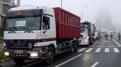 Transportatorii rutieri, în grevă japoneză. Ce se va întâmpla zilnic, timp de o oră, pe străzile din România 