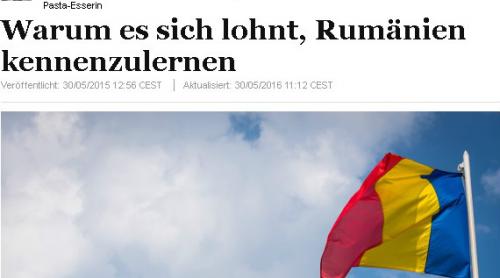 Recomandări pentru turiștii germani: Evitați mujdeiul și pregătiți 10 euro pentru politiștii români