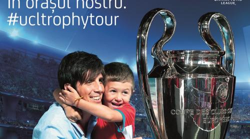 Trofeul UEFA Champions League ajunge la București. Unde il putem vedea?