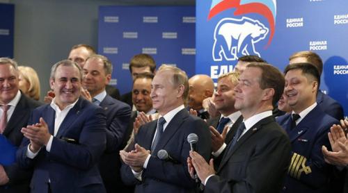 Partidul lui Putin câştigă alegerile parlamentare din Rusia