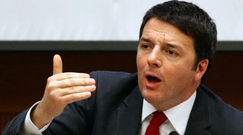 Premierul Renzi: Italia ar putea bloca bugetul UE din cauza numărului foarte mare al migranților
