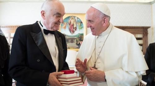 Papa Francisc l-a primit pe prof. Liviu-Petru Zăpîrţan, noul ambasador al României pe lângă Sf. Scaun