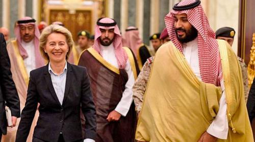 Ministrul german al Apărării, Ursula von der Leyen, a refuzat să poarte hijab în vizita din Arabia Saudită (VIDEO)