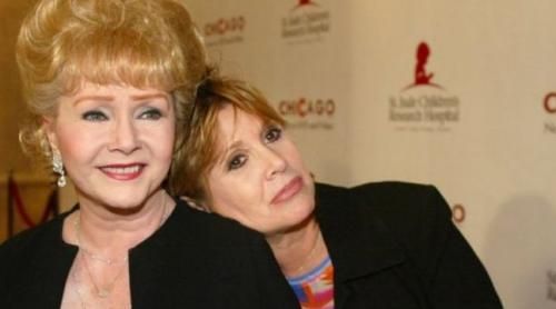 Actriţa Debbie Reynolds a murit la doar o zi după decesul fiicei sale Carrie Fisher