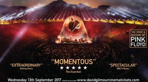 Concert la cinema: David Gilmour - Live At Pompeii (video)