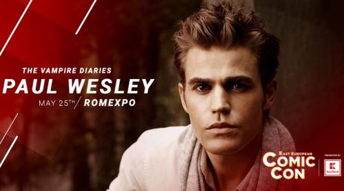 Un actor principal din The Vampire Diaries vine la East European Comic Con !