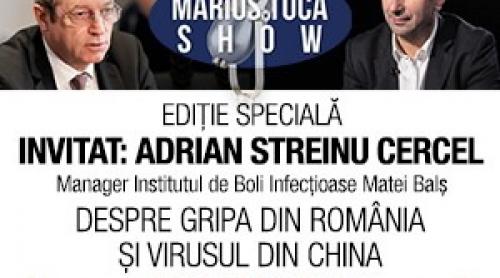 MARȚI, 4 FEBRUARIE, ORA 17.00: MARIUS TUCĂ SHOW. EXCLUSIV. Invitat prof. dr.  Adrian Streinu Cercel