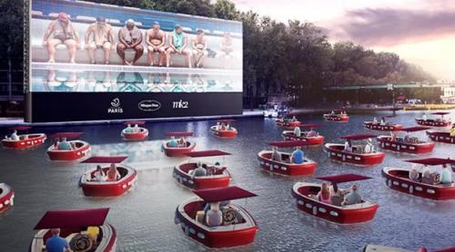 La Paris va fi lansat un cinematograf plutitor 