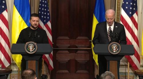Biden și Zelensky resping afirmațiile conform cărora contraofensiva Ucrainei a stagnat