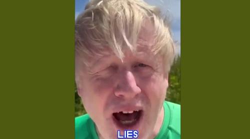 „Trepădușul tiranului": Boris Johnson îl atacă pe Tucker Carlson din cauza interviului cu Putin