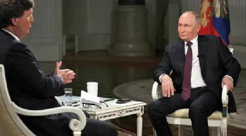 Washington Post: Putin nu l-a lăsat pe Tucker Carlson să spuna un cuvânt
