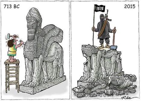Artiştii nu se lasă! Concurs de caricaturi anti ISIS 