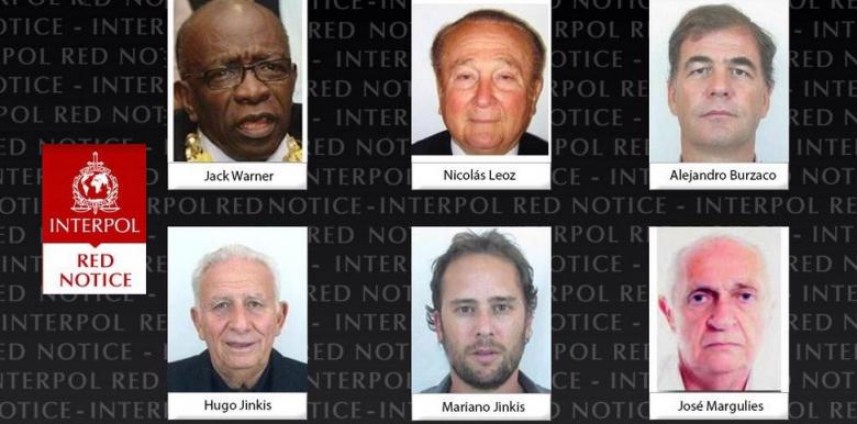 Foști oficiali FIFA, dați în urmărire de Interpol