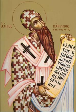 Sfântul Chiril, episcopul Alexandriei, prăznuit la 9 iunie