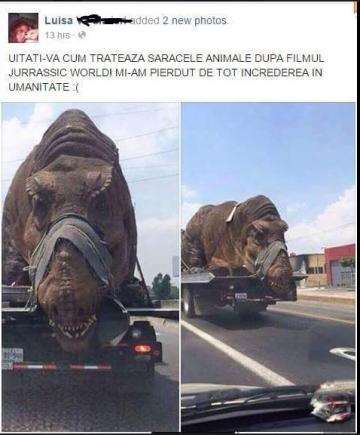 Unii dintre noi cred că DINOZAURII există. Iată dovada! Unii dintre noi cred că DINOZAURII există. Iată dovada!