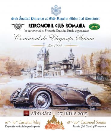 Concursul de Eleganță Sinaia. Pasionații de automobile istorice își dau întâlnire pe 27 iunie la domeniul Regal Peleş