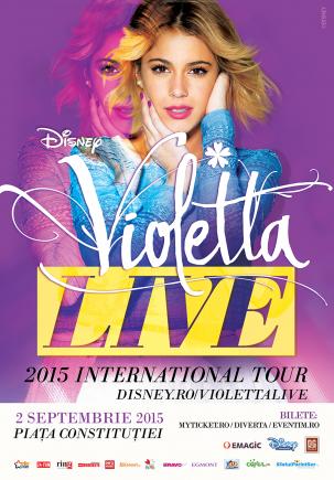  Spectacolul Violetta Live se mută în Piaţa Constituţiei 