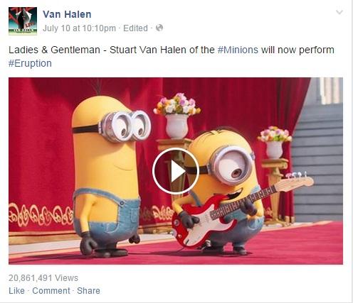 Minionii cântă Van Halen Vezi clipul animat “Eruption”  (VIDEO)