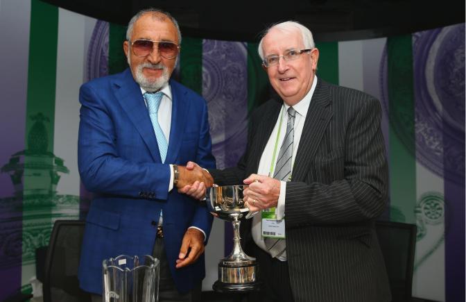 Ion Țiriac a fost premiat la Wimbledon