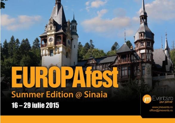 EUROPAfest Summer Edition începe la Castelul Peleș