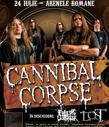 Programul concertului Cannibal Corpse şi reguli de acces