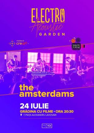 Concert The Amsterdams la Grădina cu Filme. VIDEO