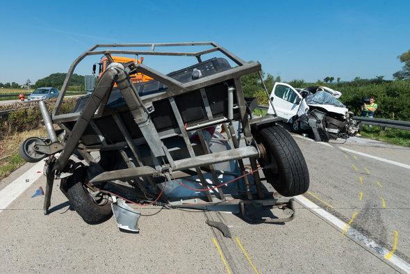 Imagini de coşmar pe autostrada A3 din Germania, după un accident produs de un român