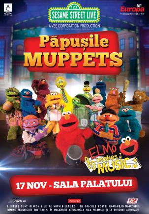 Papușile Muppets vin în România! Supershow în noiembrie la Sala Palatului
