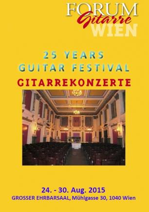 Alecu Ciapi deschide festivalul Forum Gitarre Wien 2015