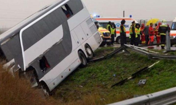 Șoferul turc al autocarului răsturnat la Brăila a fost reținut. Are 27 de ani 