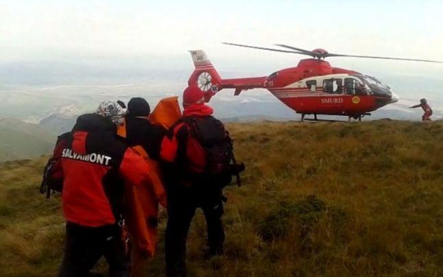 Operaţiune de salvare a jandarmilor montani. Ce s-a întâmplat cu un  turist german aflat în expediţie în Masivul Făgăraş 