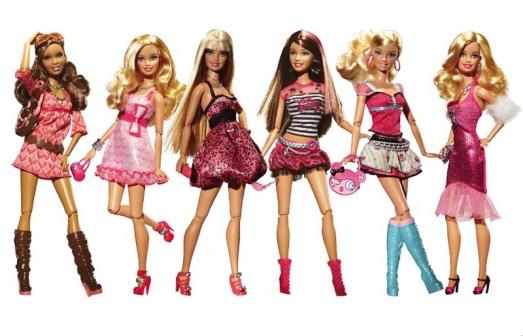 Păpuşile de tip Barbie le 